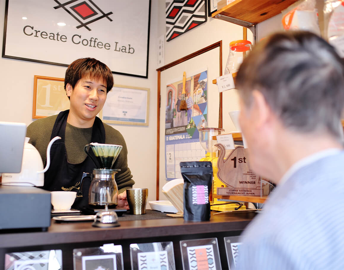 花高松店店長の様子